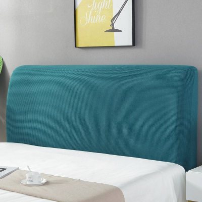 全包床头套罩软包简约现代北欧防尘1.5米1.8m床靠背 墨绿(升级特厚玉米绒) 1.2米(适合1.1-1.4米床头使用)