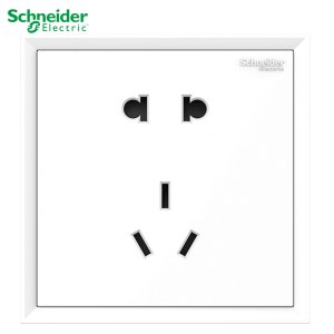 施耐德电气开关插座 皓朗系列清雅白 家用86型开关插座面板 开关 电脑电视电源插座 五孔插座 清雅白