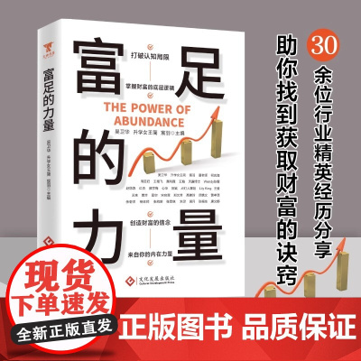 富足的力量 内有智慧 外有方法 成就富足人生 李国庆 小马宋等行业大咖 吴聊传播创始人联合30余位大咖主编 带你打破认知