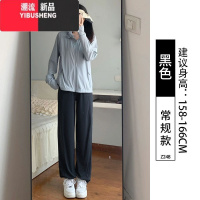 YIBUSHENG冰丝速干裤女季薄款2024新款灯笼裤凉凉防晒裤子休闲运动阔腿裤
