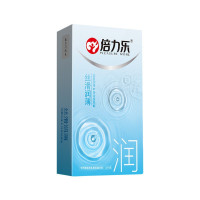 倍力乐避孕套丝滑润薄倍润超薄款10只装光面平滑超润滑玻尿酸大油量安全套