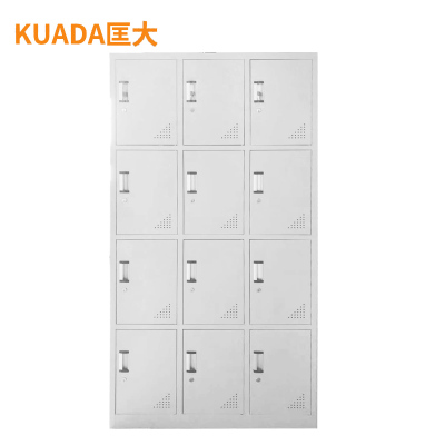 匡大 办公柜 钢制铁皮储物柜换衣柜存包柜带锁碗柜鞋柜12门更衣柜 KDT361