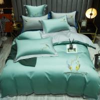 比韩 四件套花色可定制60S长绒棉款 2.0m床单款 套