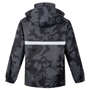 灰白迷彩 雨衣雨裤套装 男分体成人徒步户外雨衣加厚防水钓鱼摩托车