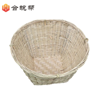 合皖帮箩筺、竹编抬筐、竹筺口径50cm,底径27cm,高35cm个