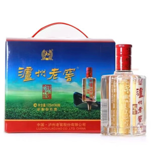 泸州老窖 六年窖头曲45度125ml*6瓶 浓香型纯粮白酒自斟自饮 2970