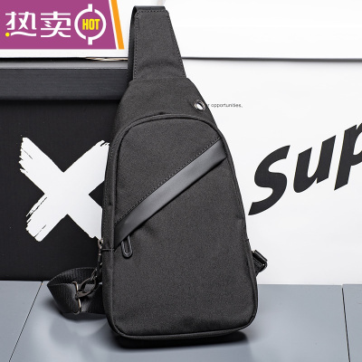 NEWLAKE休闲迷彩男士小背包单肩斜挎胸包跨腰潮牌日系简约百搭夏季2021年斜挎包男