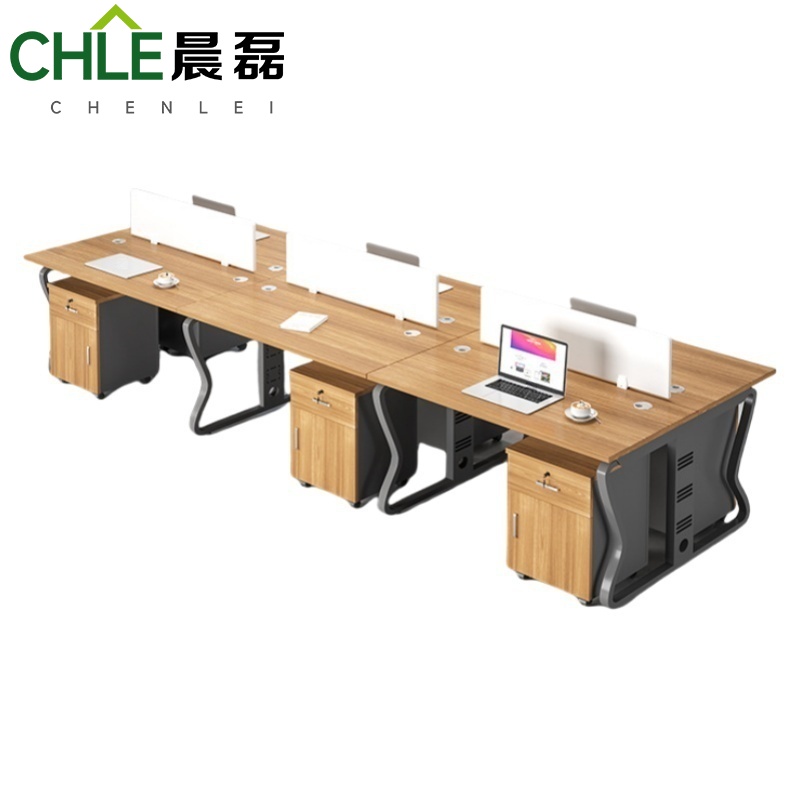 晨磊 屏风办公工位 六人位含柜360*120*75cm 套