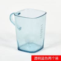 创意家用刷牙杯漱口杯儿童宝宝可爱洗漱杯卫生间塑料透明牙刷杯女 三维工匠 灰色四个装