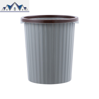 垃圾桶家用客厅厕所卫生间厨房卧室学生宿舍带压圈大号无盖拉圾桶 三维工匠