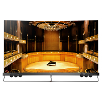 TCL 官方旗舰 65X5 (65英寸)吋 4K超高清 全面屏防蓝光智能电视 曲面量子点液晶平板电视
