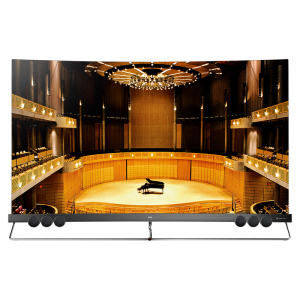 TCL 官方旗舰 65X5 (65英寸)吋 4K超高清 全面屏防蓝光智能电视 曲面量子点液晶平板电视