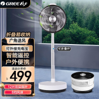 格力(GREE)空气循环扇家用智能遥控户外野餐便携电风扇可折叠落地扇直流变频风扇台式立式桌面轻音 FSZ-2301Bg7