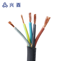 兴酉 橡套电缆 YZ-5*2.5mm² 米