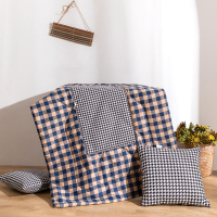 棉麻抱枕腰枕40*40cm