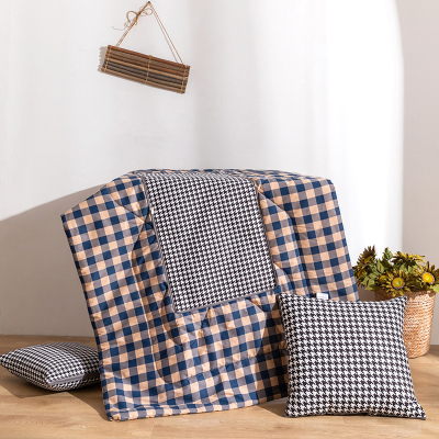 棉麻抱枕腰枕40*40cm