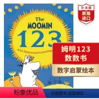 [正版]姆明123数数书 英文原版 The Moomin 123 托芙杨松 精装绘本 幼儿英语启蒙读物 数字认知 搭姆