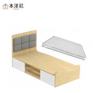 本泽尼 床 木床(含垫) HTGD-M01WY 1200*2050*1070mm 套