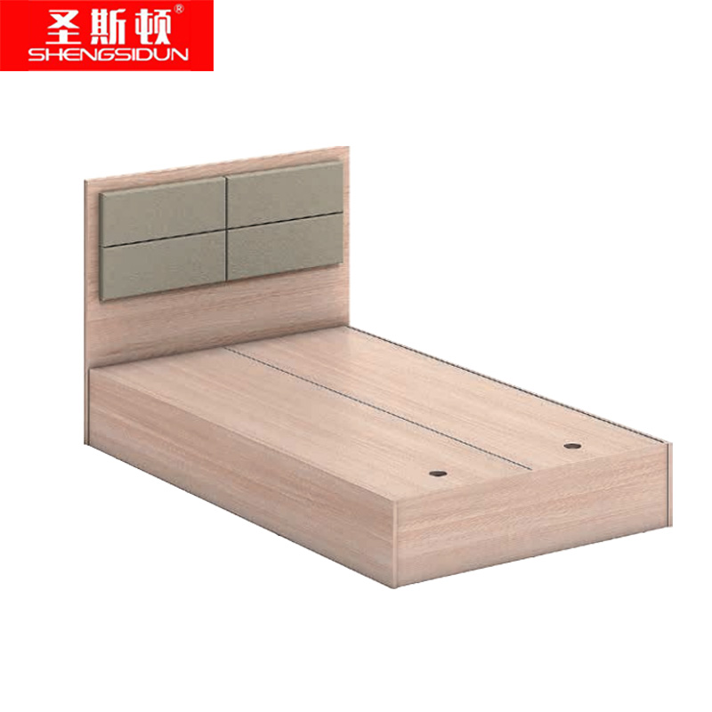 圣斯顿S-SF122853简约板式单人公寓床1200*2000*300mm颜色可选