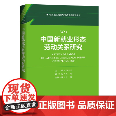 中国新就业形态劳动关系研究 闫宇平主编 劳动关系研究 新就业、共享经济、劳动权益、劳动关系 中国工人出版社店正版书籍