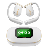 CLEER ARC 5音乐版开放式AI蓝牙耳机,轻羽白