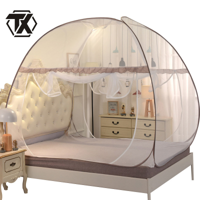 铁迅免安装双门蚊帐X16 顶