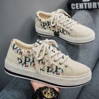 2026春季帆布男鞋透气新款男士运动休闲黑色板鞋老北京灯芯绒潮鞋