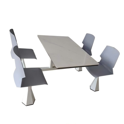 鑫睿辉 4人连体餐桌椅 1900*1300*750mm 套