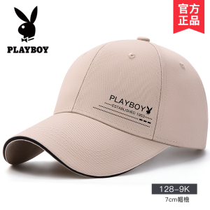 花花公子帽子男春夏2024新款棒球帽大头围硬顶鸭舌帽遮阳太阳帽潮