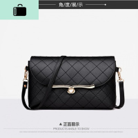 挎包女单肩包女士百搭韩版时尚斜挎包女包潮小包潮NEW LAKE 黑桃心锁女斜挎包