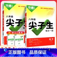 8年级[数学+物理]2本套装 初中通用 [正版]2024尖子生七八九年级数学物理化学专项训练初中初 二一三每日一题培优提