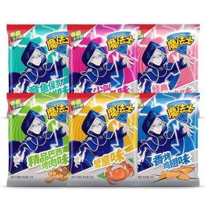 魔法士干脆面大包35g*30包大份量怀旧儿童膨化零食干吃面宿舍休闲零食品小吃(香烤鸡翅味)