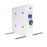 风雷动密集柜档案室电动智能密集架移动档案柜凭证资料柜手摇文件柜一列2组每立方(智能)