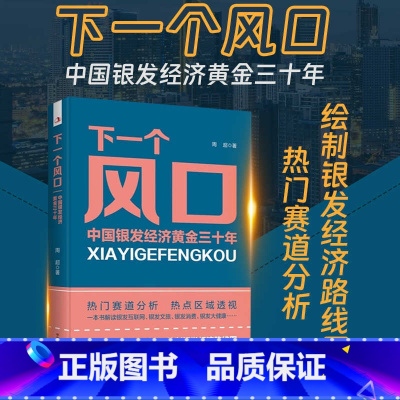下一个风口:中国银发经济黄金三十年 [正版]下一个风口 中国银发经济黄金三十年 银发经济全面蓬勃发展为世界老龄化对策提供