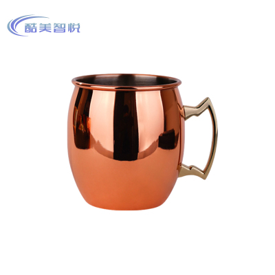 酷美智悦 500ml不锈钢马克杯光面 KM-JZ228 个