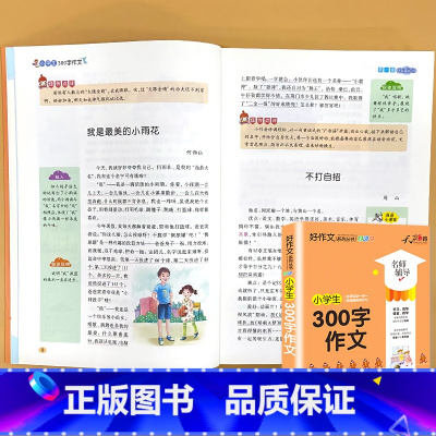 小学生 300字作文 小学通用 [正版]小学生一二三四五六年级同步作文起步看图写话每日一练日记周记好词好句好段大全写作方