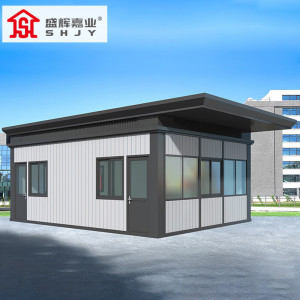 盛辉嘉业岗亭保安亭户外雕花板金属钢结构小区治安加宽门卫室岗亭房可住人