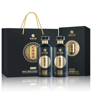 习酒时间传承 酱香型白酒 送礼礼盒 53度 500ml*2瓶 贵州习酒