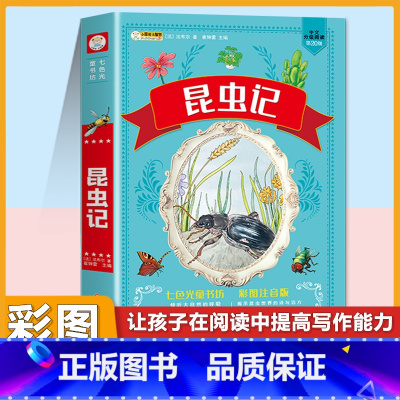 [注音版]昆虫记 [正版]小学生中华成语故事成语接龙游戏彩色图案注音版少年儿童必读课外阅读书籍一二三四五六年级漫画书童话