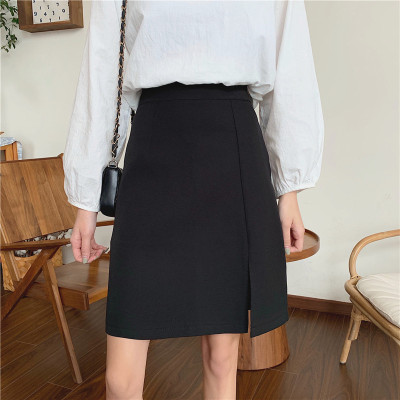 暖青汇大码新款春夏韩版女职业裙半身裙短裙工作裙子一步裙港味裤裙女潮
