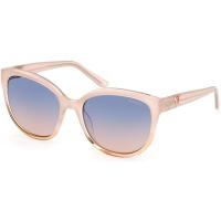 GUESS女士复古圆形全框可定制光学渐变镜片太阳镜