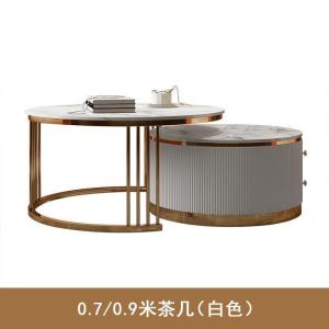 森美人新款大理石轻奢客厅电视柜茶几组合后现代简约北欧小户型简易地柜