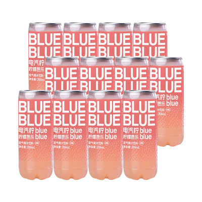 柠檬共和国(Lemon Republic)芭乐气泡果汁饮料 300ml*12瓶