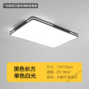 苏宁放心购 2020年新款客厅灯简约现代大气超薄led吸顶灯长方形大灯家用灯具