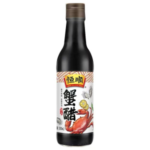 恒顺酿造蟹醋500ml纯粮发酵家用厨房调味醋健康酿造工艺酿造鲜香