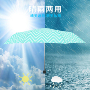 手动钢骨伞架 涤丝布 塑胶手柄YF-S2021037 晴雨两用伞