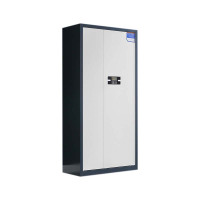 帅畅保密柜财务档案柜文件柜办公室资料储物柜保险柜通体灰框白门-电子密码锁