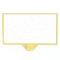 中电鼎润 zdwb60100 600mm*1000mm 白板架 单立柱白板架 1.00 个/件 (计价单位:件) 白色