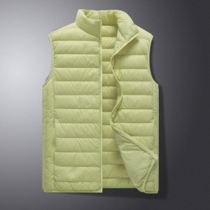 男装秋冬季新款轻薄马甲男立领修身时尚羽绒服背心潮坎肩马夹外套