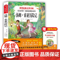 汤姆索亚历险记:六年级下册 阅读课外书世界经典文学书目小学生4年级暑假阅读青少年名著课程
